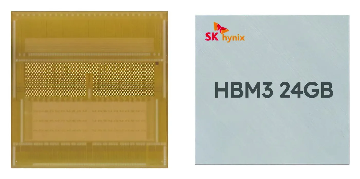 SK hynix HBM3 24GB — HBM stack (2.5D)